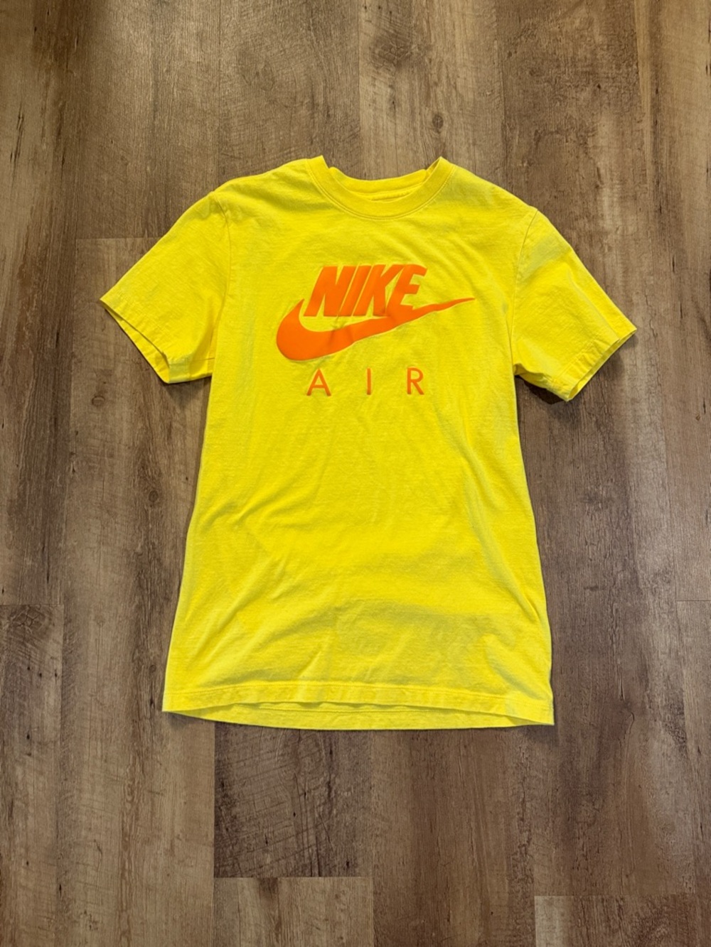 *Summer Ready! Nike Yellow Tee with Orange Swoosh Logo